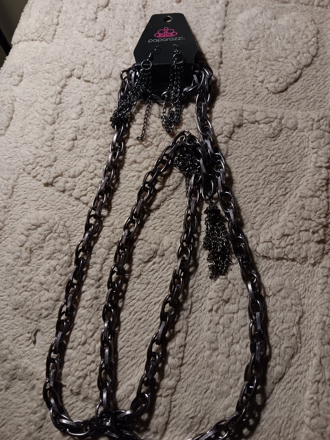 Paparazzi "Twilight" Necklace and Earring Set - photo 2