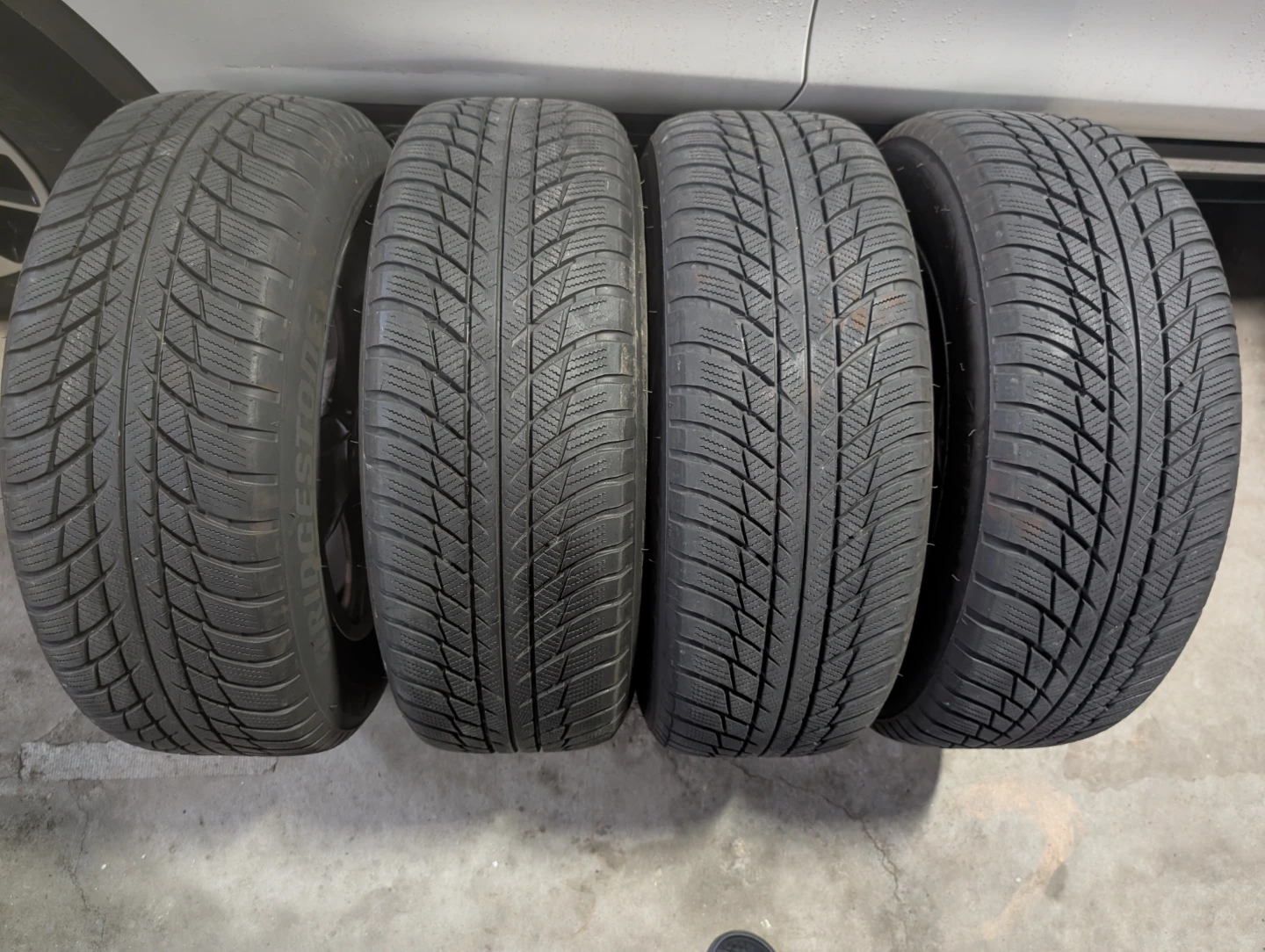 OEM 16" ALLOY RIMS and BRIDGESTONE WINTER TIRES - 205-65R16 95H 