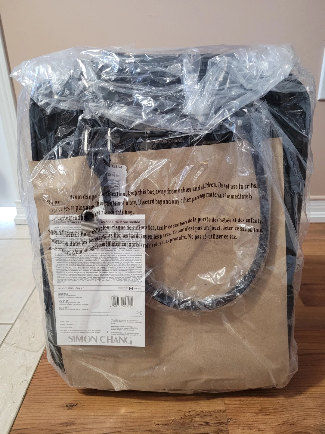 Simon Chang Collection Exotic Rolling Bag - NEW - photo 3