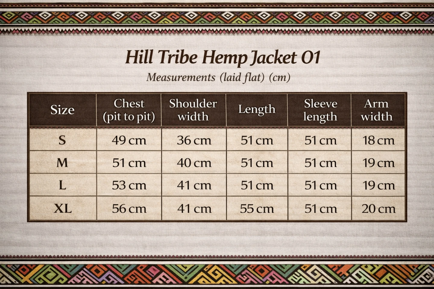 Hill Tribe Hemp Jacket - Size M - photo 5