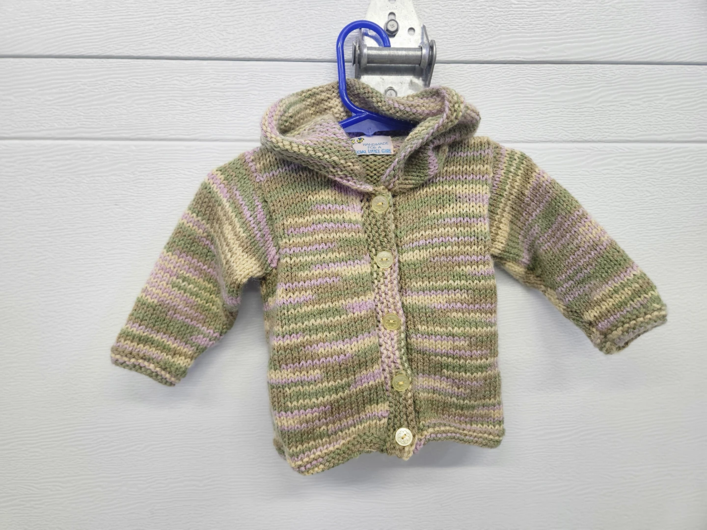 Indigo Baby Girls' Hooded Cardigan and Onsie