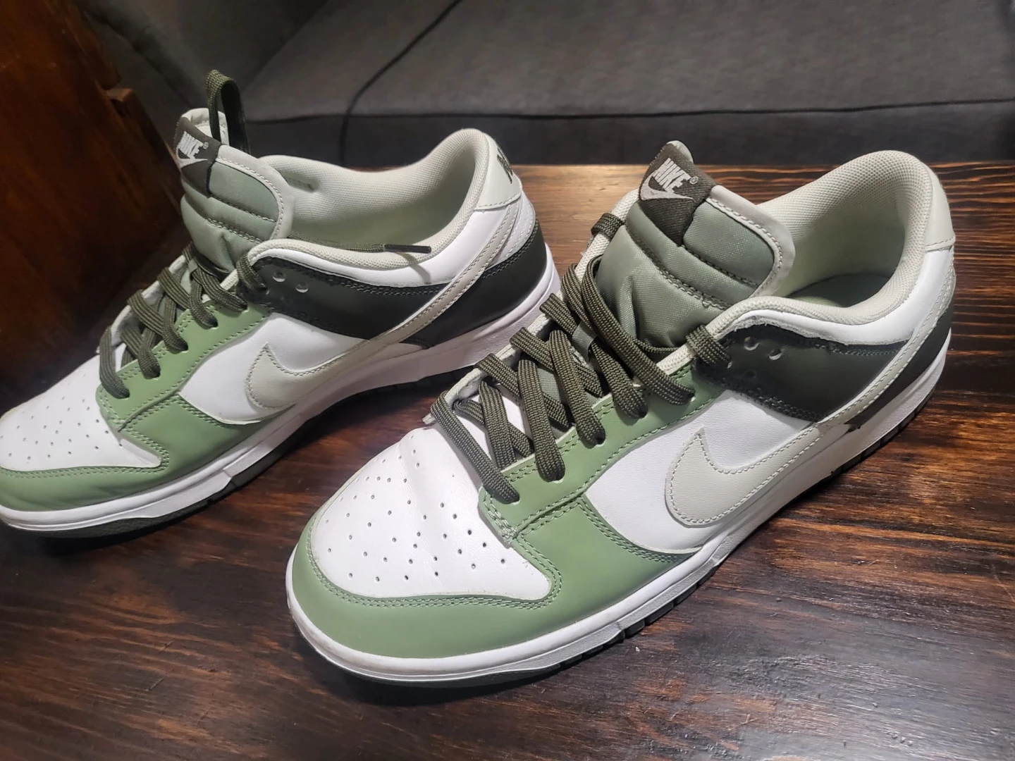Nike Dunk Low Medium Olive White - photo 2