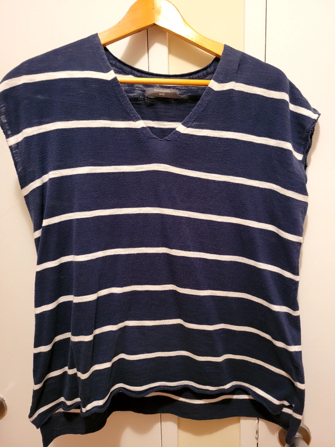 Denver Hayes Striped Top - Size M🧡 freecylle ♻️