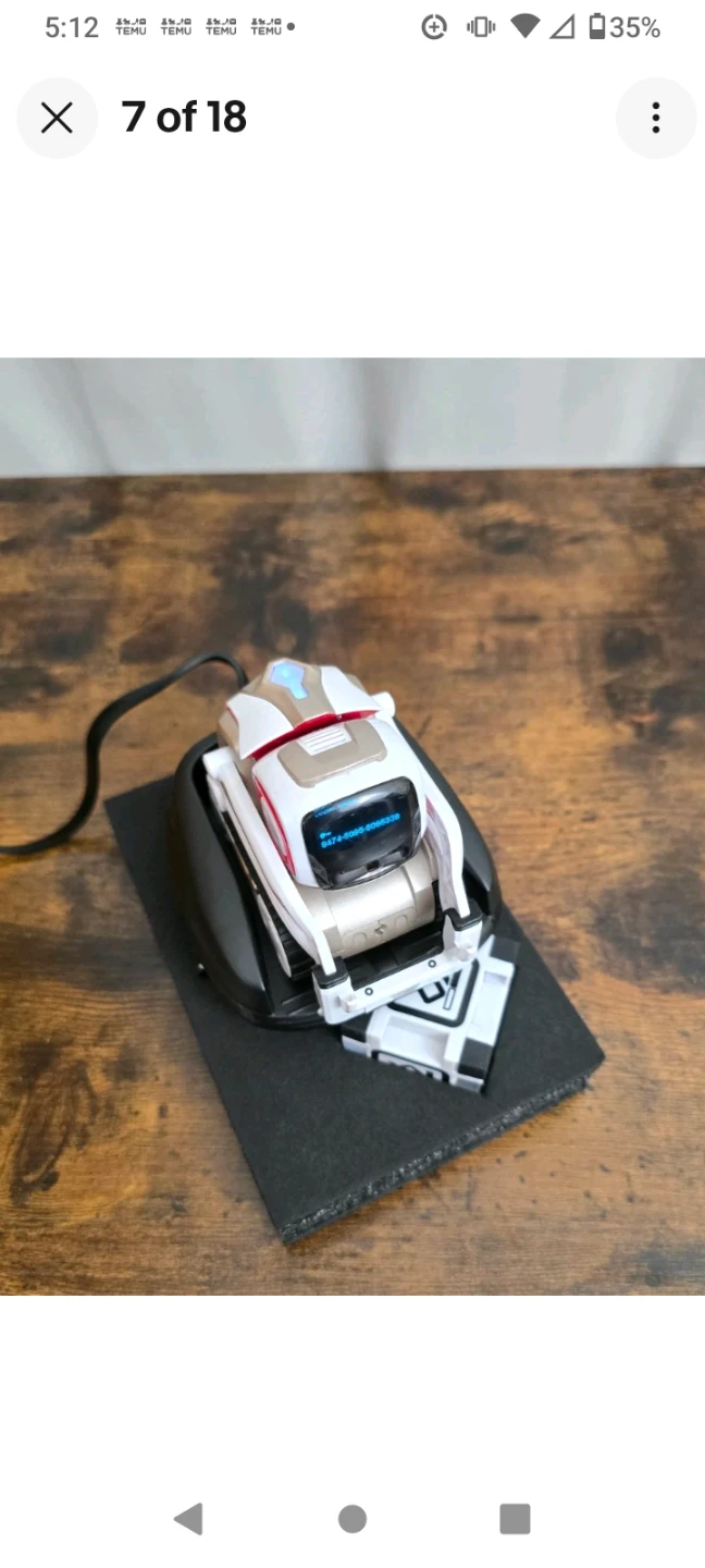 Special Collectible Vintage Rare"Anki Cozmo Robot Toy - photo 4