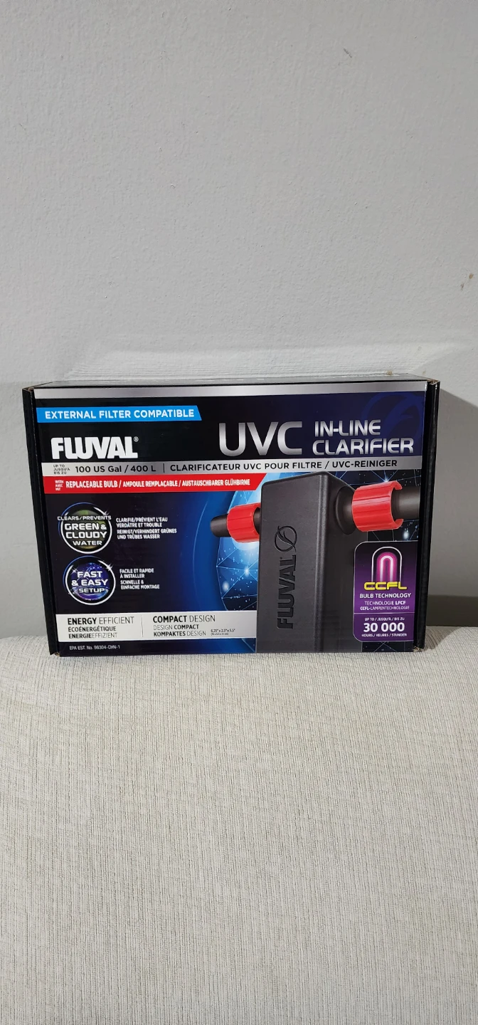 Fluval UVC In-Line Clarifier 100 US Gal/400 L