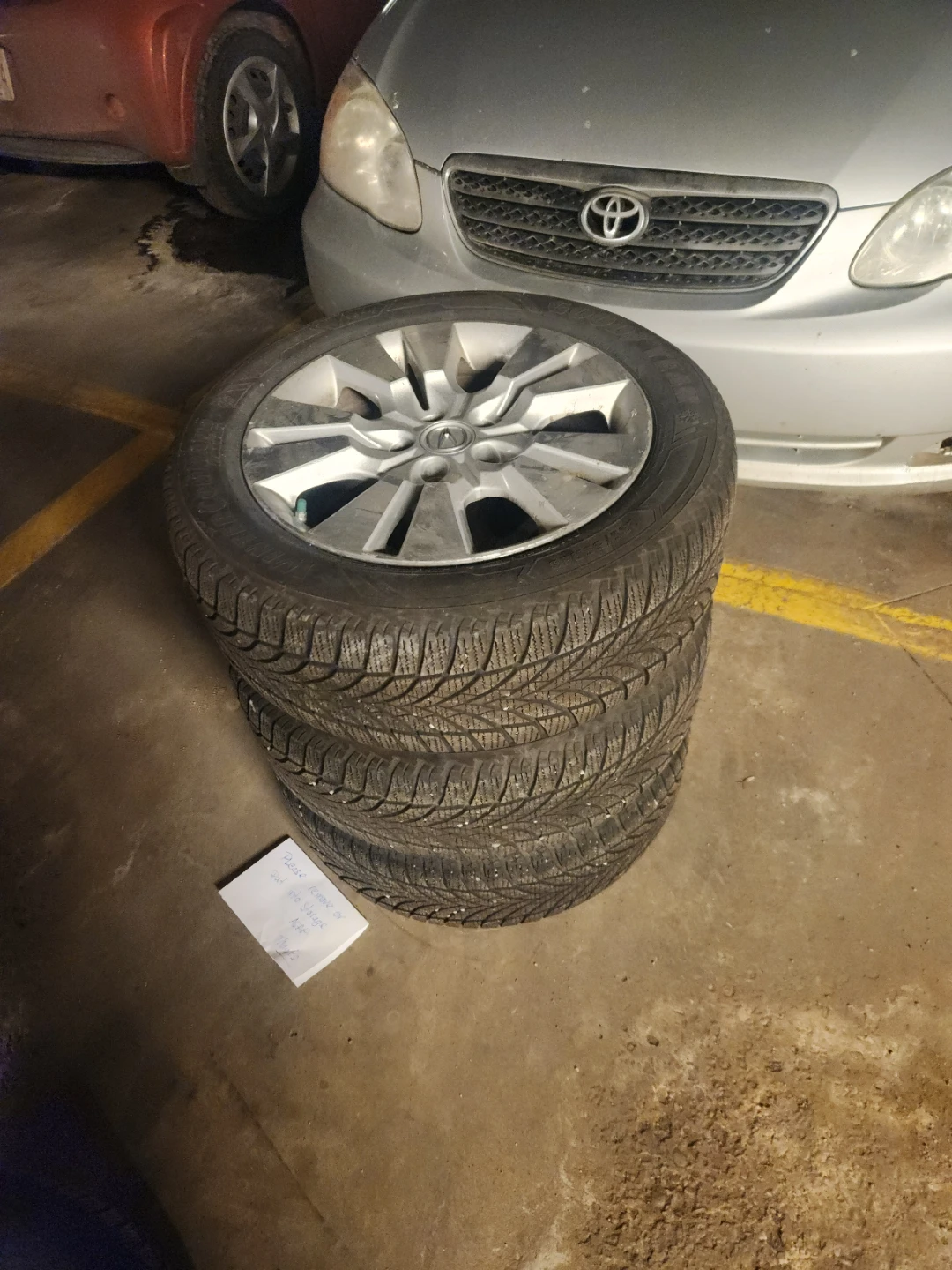 Acura Rims with Goodyear WinterCommand Tires