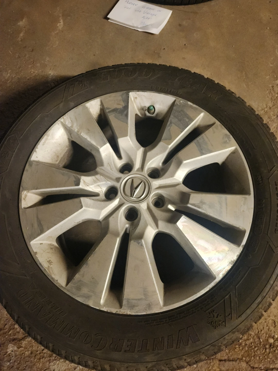 Acura Rims with Goodyear WinterCommand Tires - photo 2