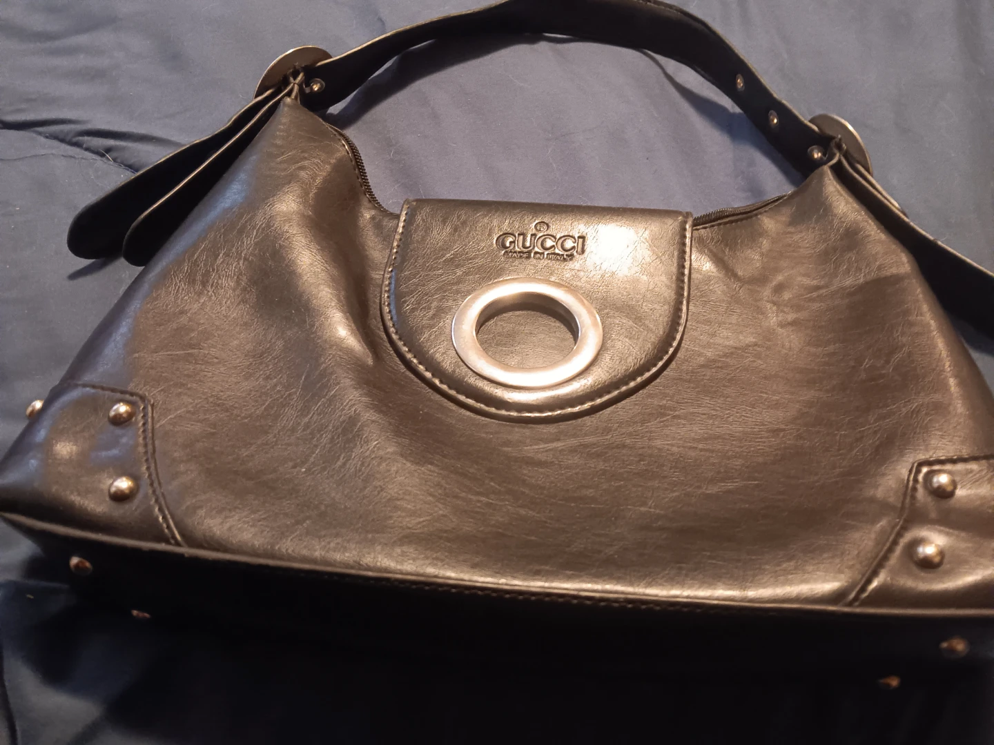 Gucci Black Leather Handbag