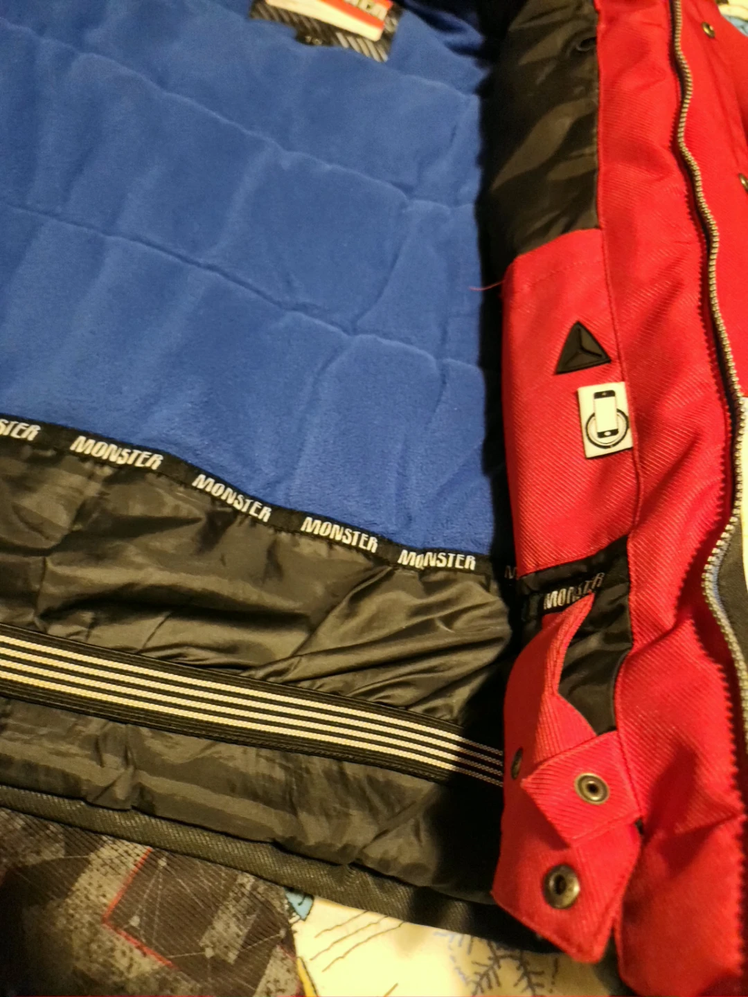 Monster Kids Snow Jacket Size 10 pants size 8 - photo 3