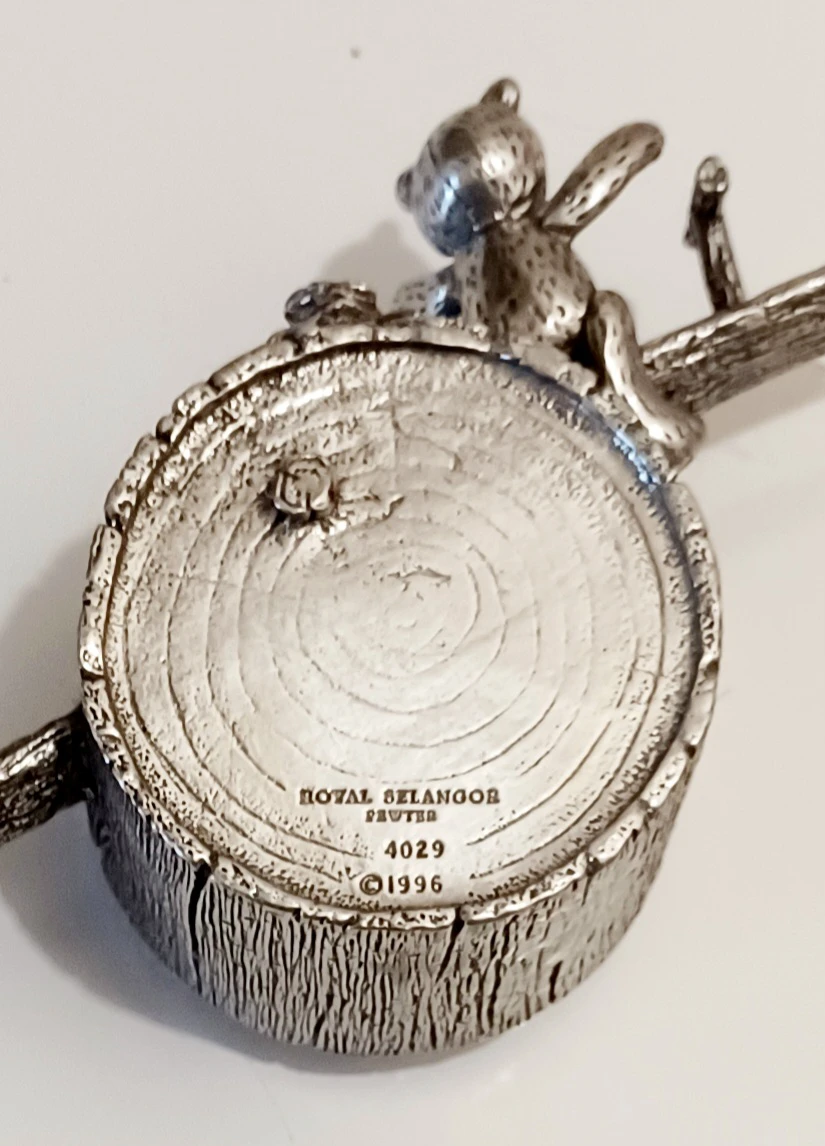 Vtg 1996 Royal Selangor Pewter Clock - photo 4