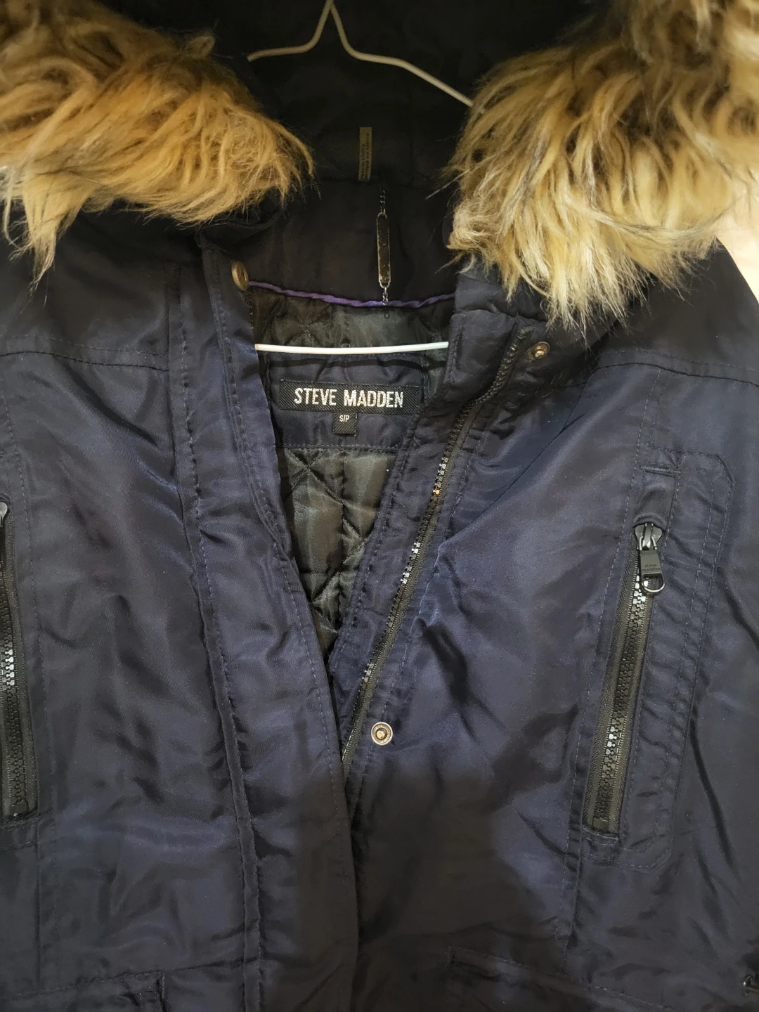 Steve Madden Fur Hooded Parka - Size S - photo 2