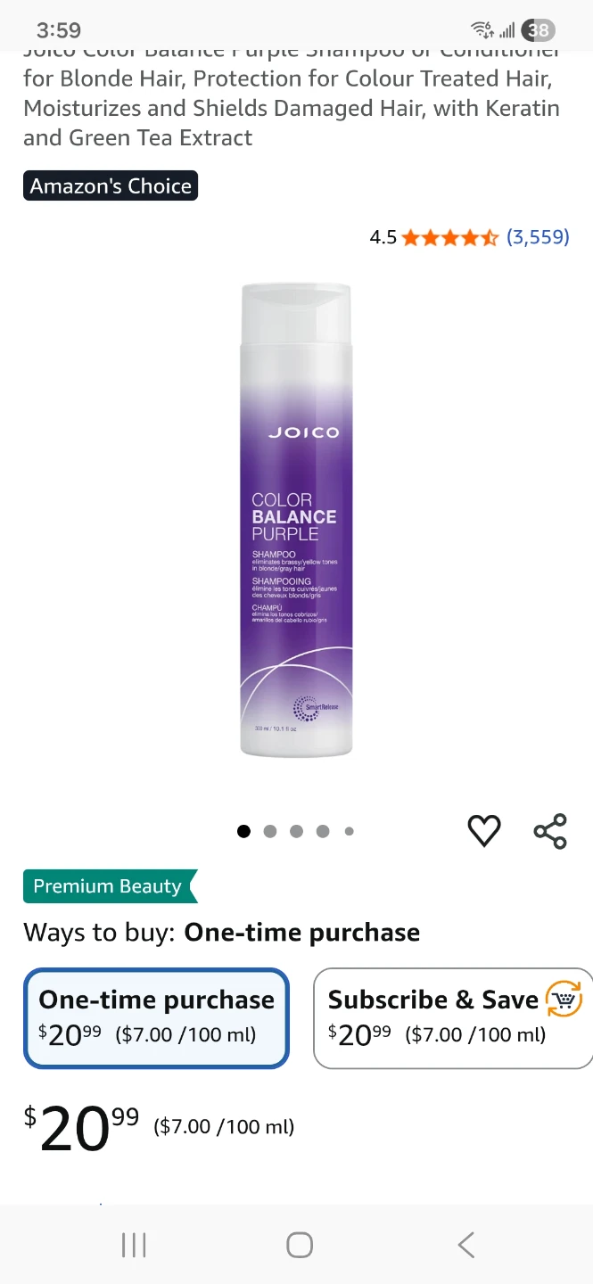 Joico Color Balance Purple Shampoo