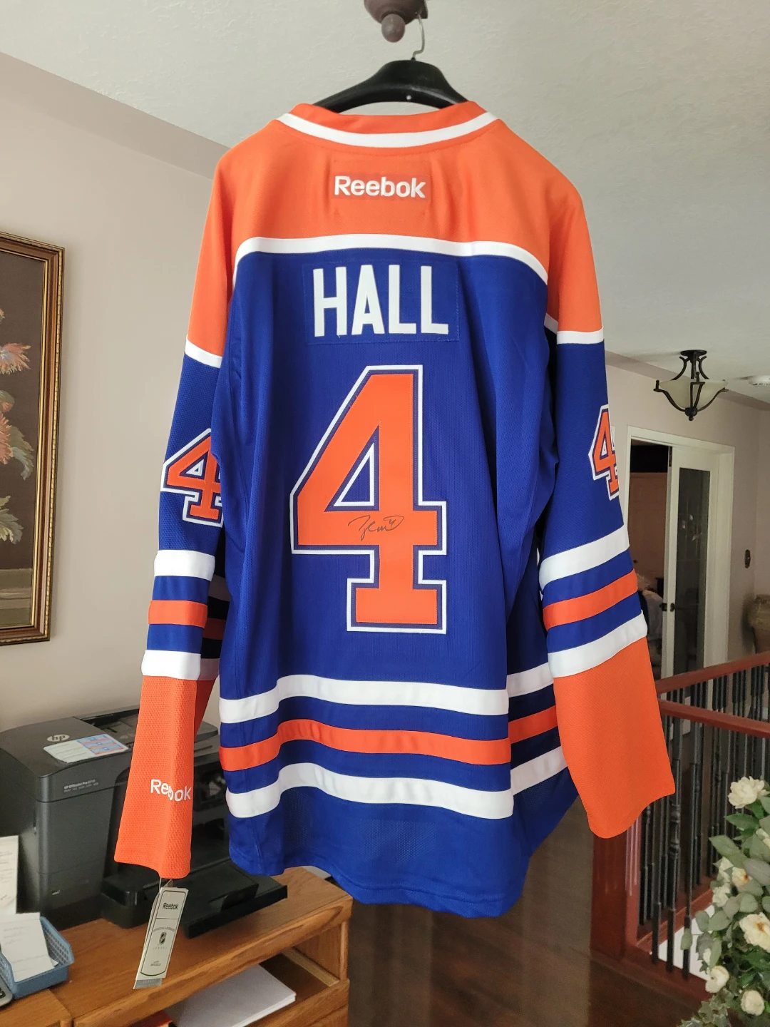 Reebok Edmonton Oilers Hall #4 Jersey