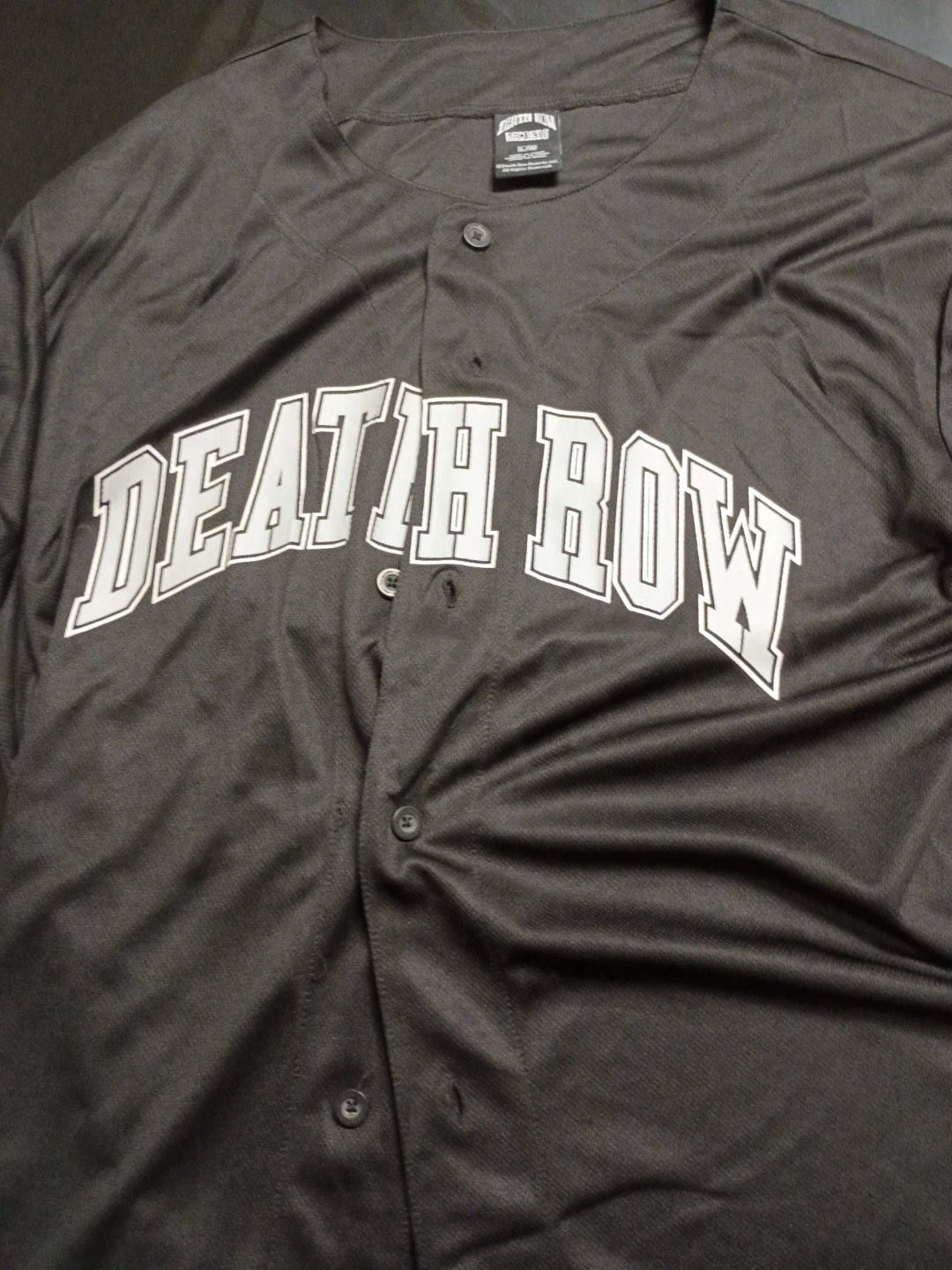 Death Row Records Baseball Jersey