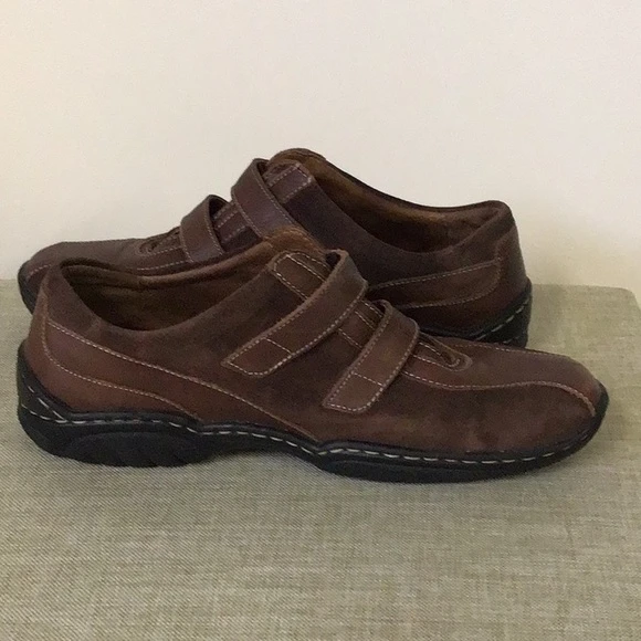 Josef Seibel suede leather shoes with straps 38 / 7.5 - photo 3