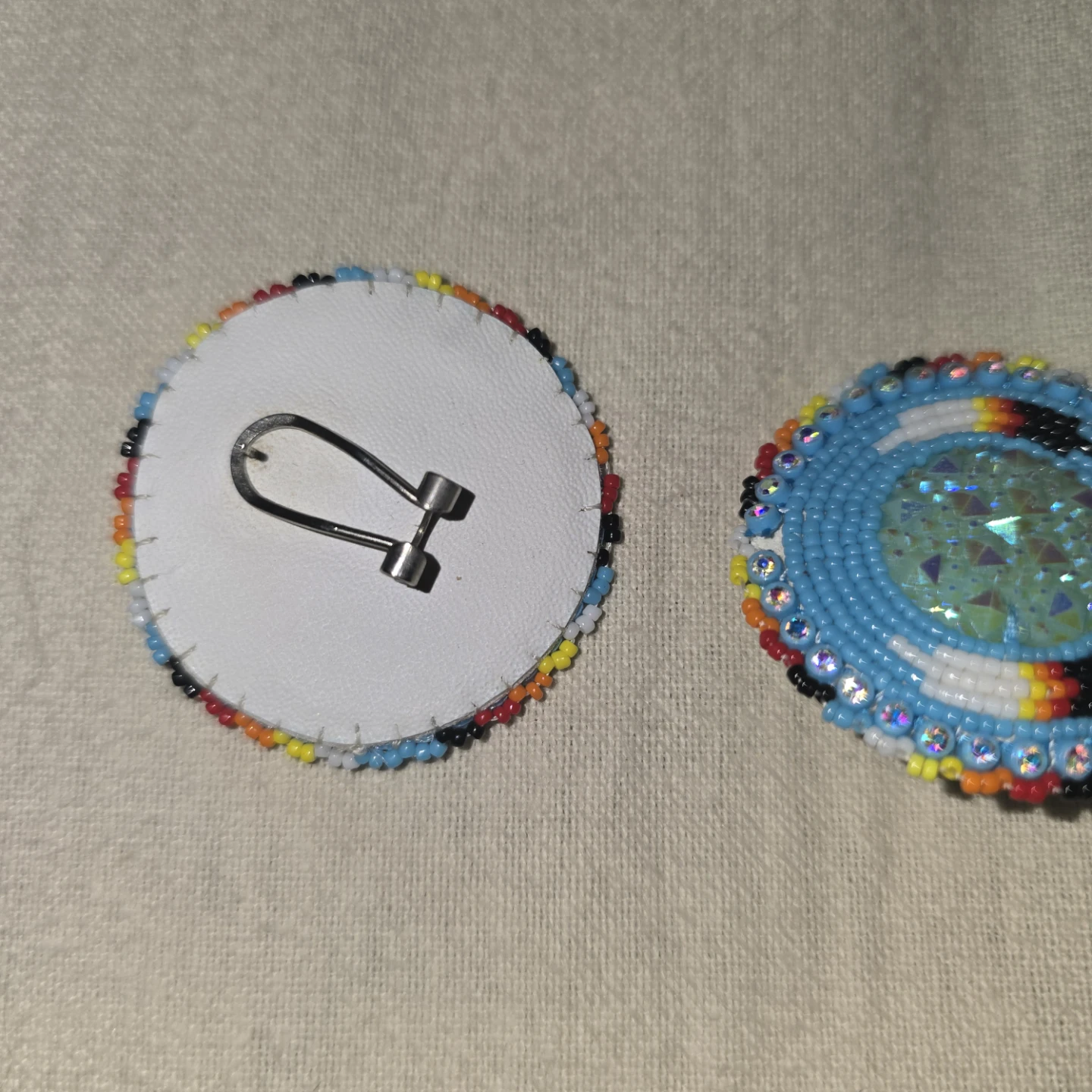 Handmade Beaded Earrings - photo 2