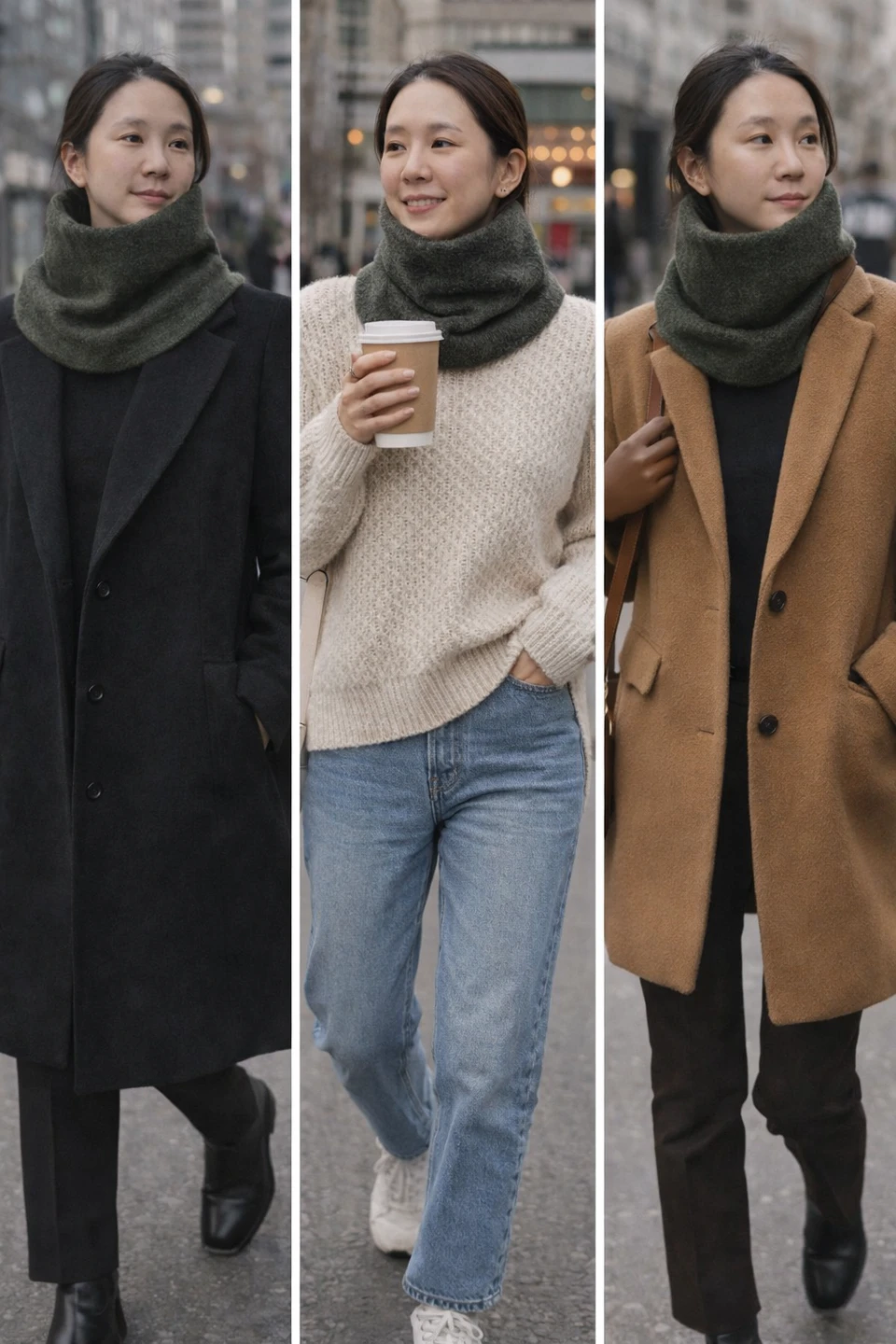 100% Wool neck warmer – Like New