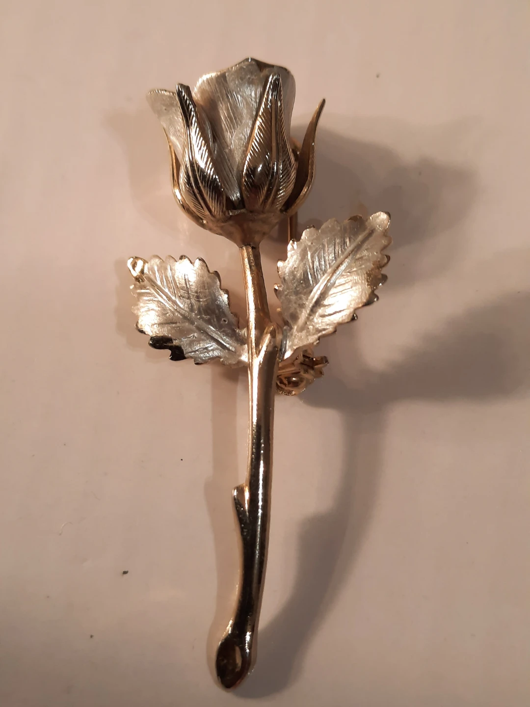 Set of 4 Flower Brooches 2 sterling silver  2 silver plate - photo 4