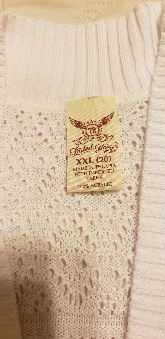 FAFED Glory White Shrug XXL - photo 3