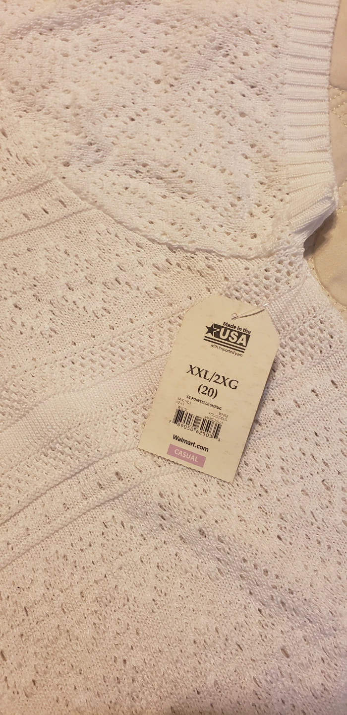 FAFED Glory White Shrug XXL - photo 4