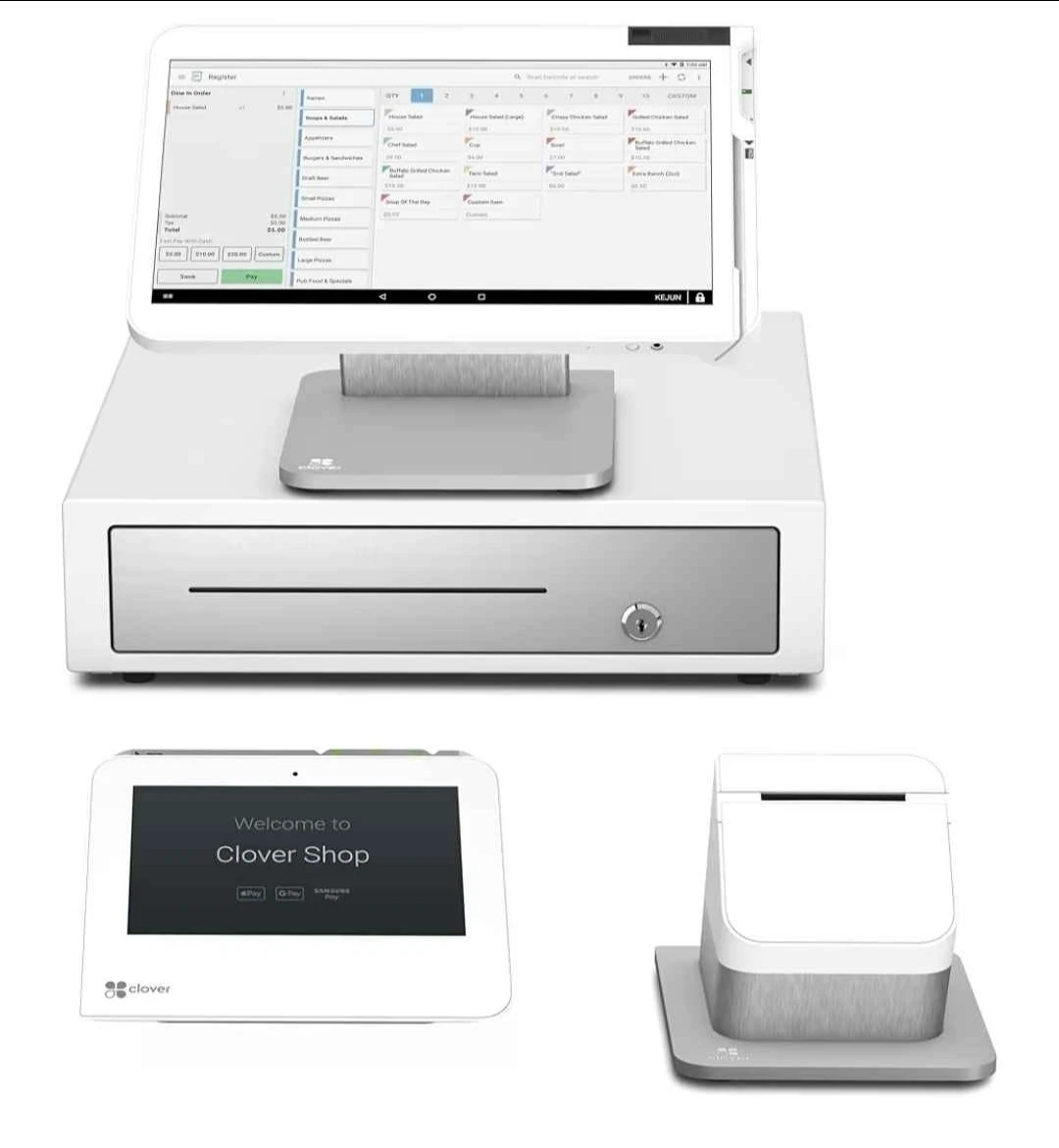 Clover Station POS System with Cash Drawer and Receipt Printer - photo 2
