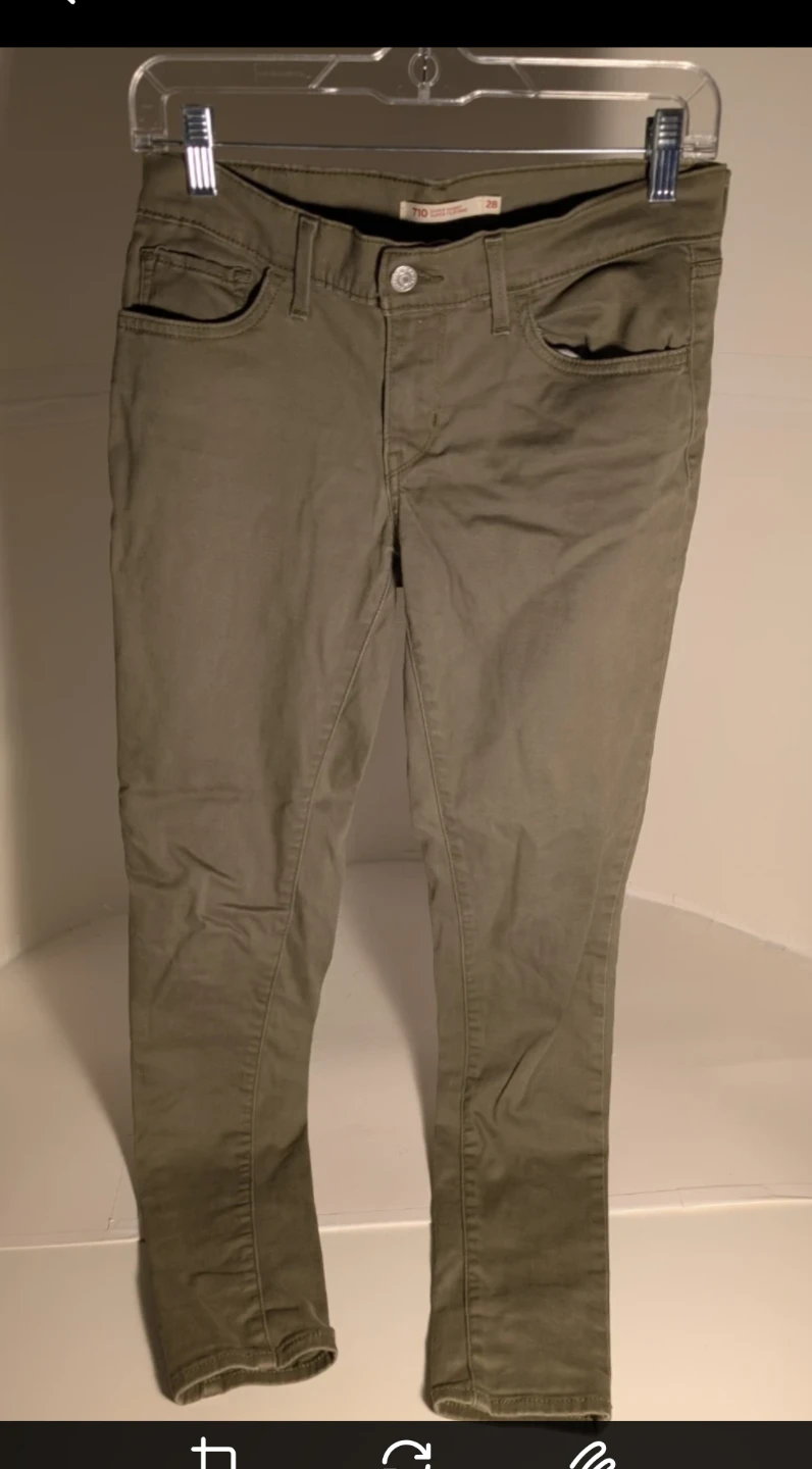 Olive Green Skinny Jeans | Levi's - S: 28 - photo 2