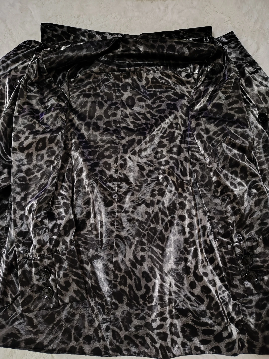 Peter Nygård Leopard Print Jacket Size 12 - photo 4
