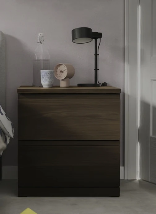 Ikea 2-Drawer Nightstand