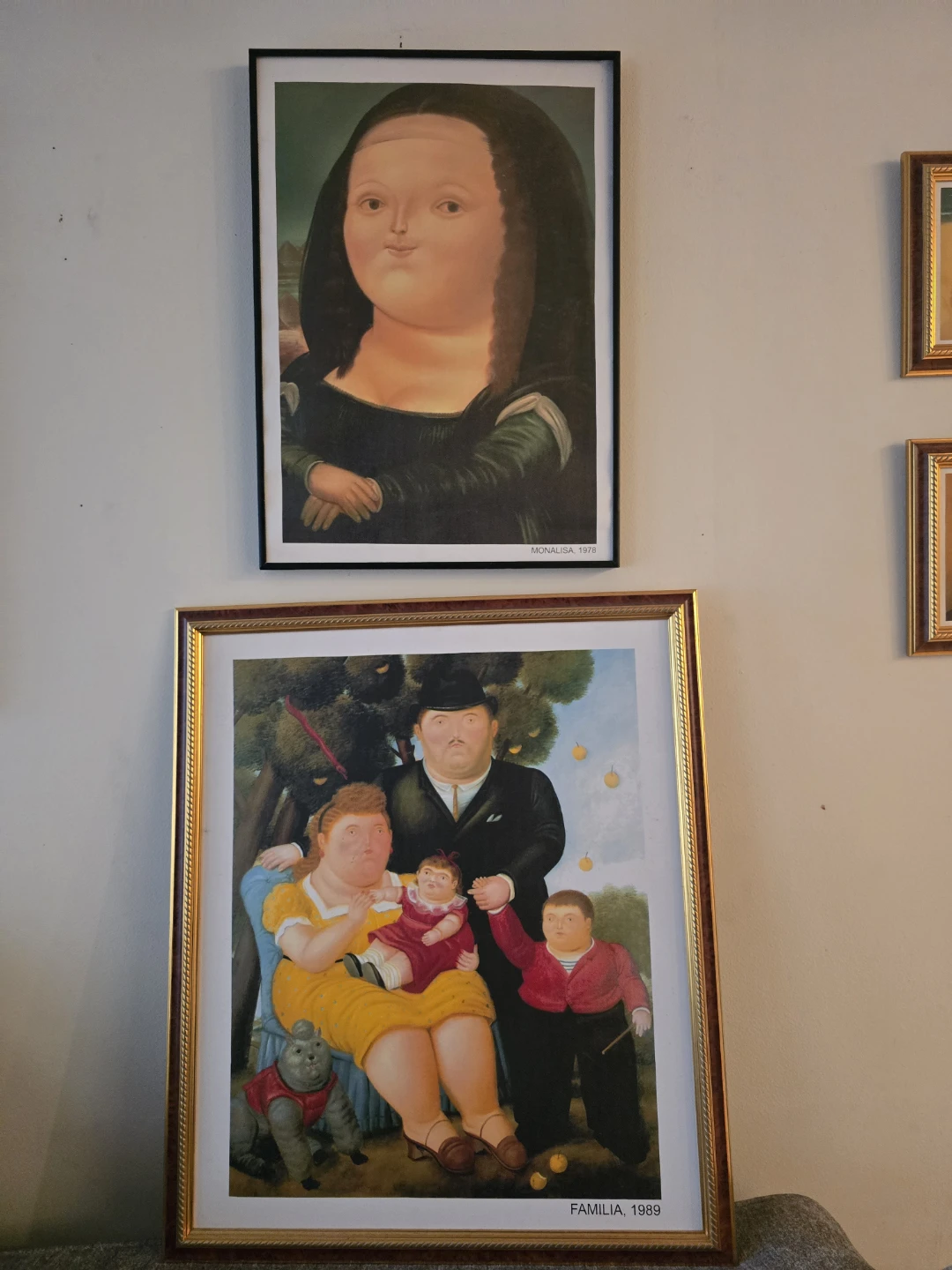 Botero Style Framed Art and others (Decorative Print)