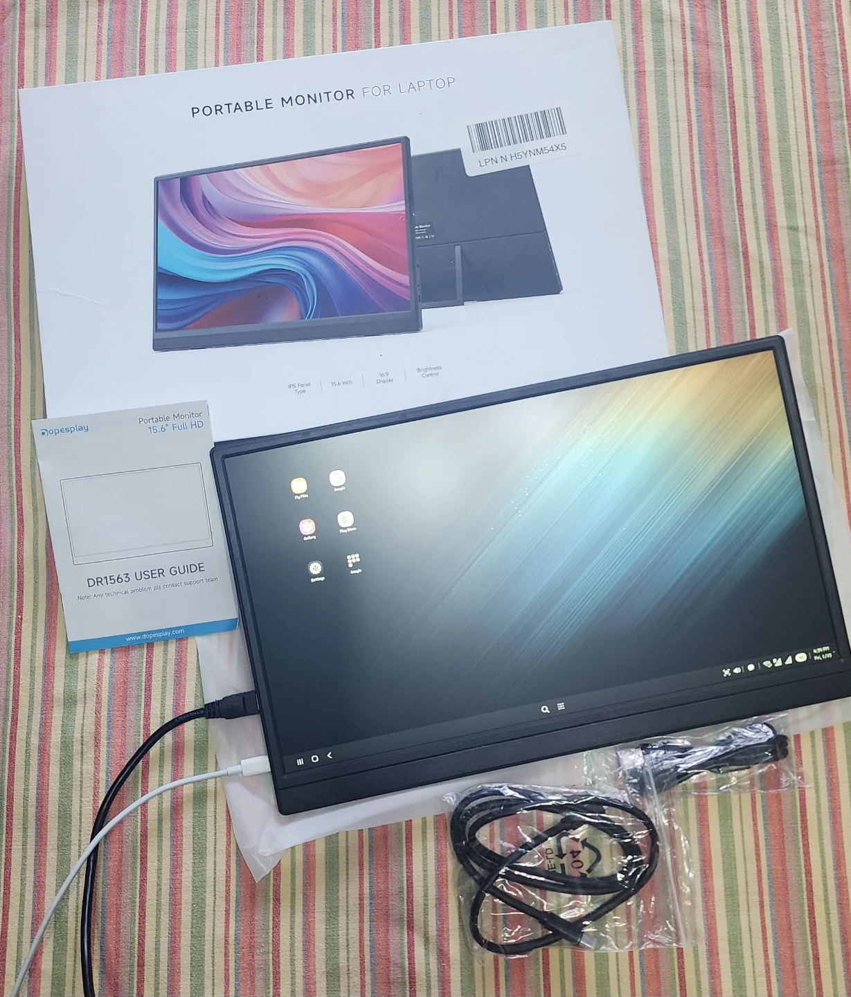 Dopesplay Portable Monitor 15.6" Full HD