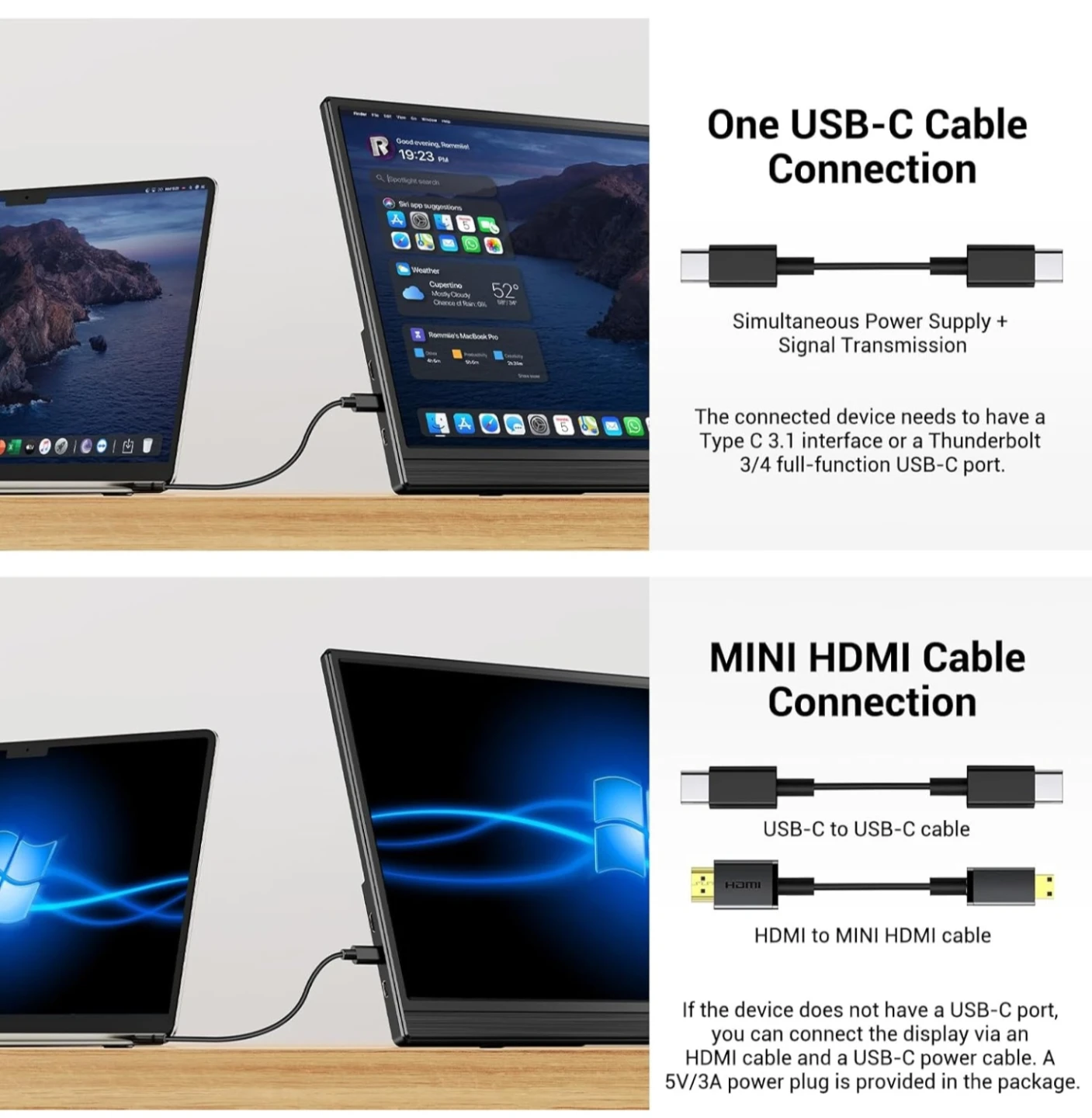 Dopesplay Portable Monitor 15.6" Full HD - photo 5