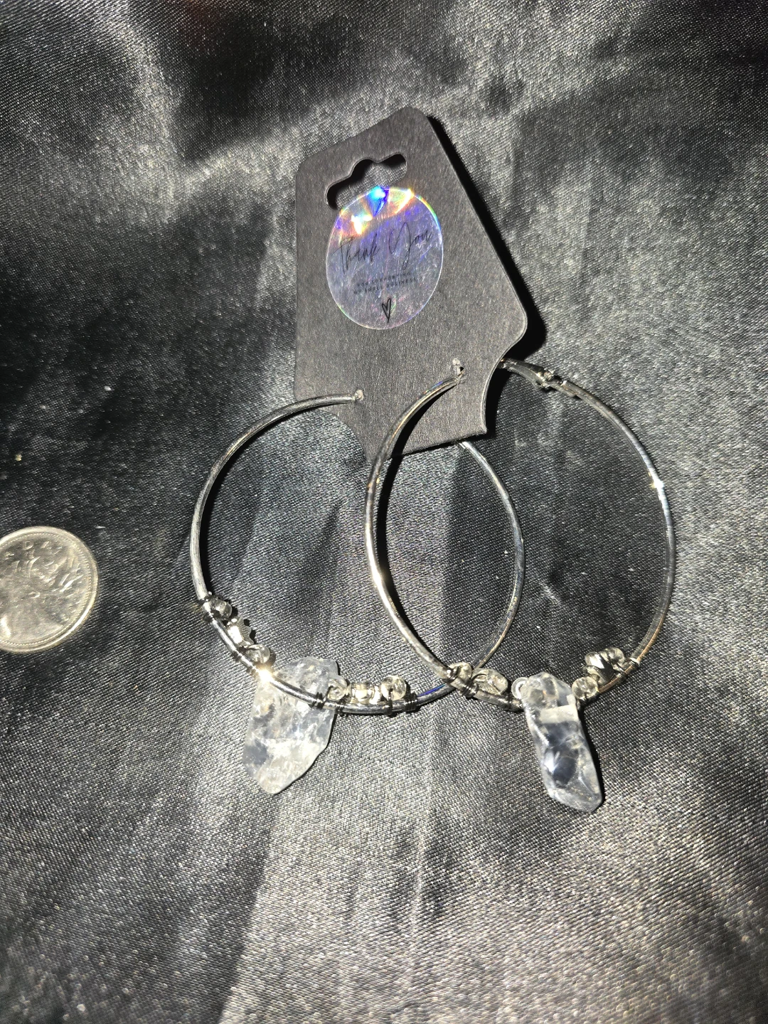 Assorted Beaded Bracelets and Hoop Earrings Set - photo 5