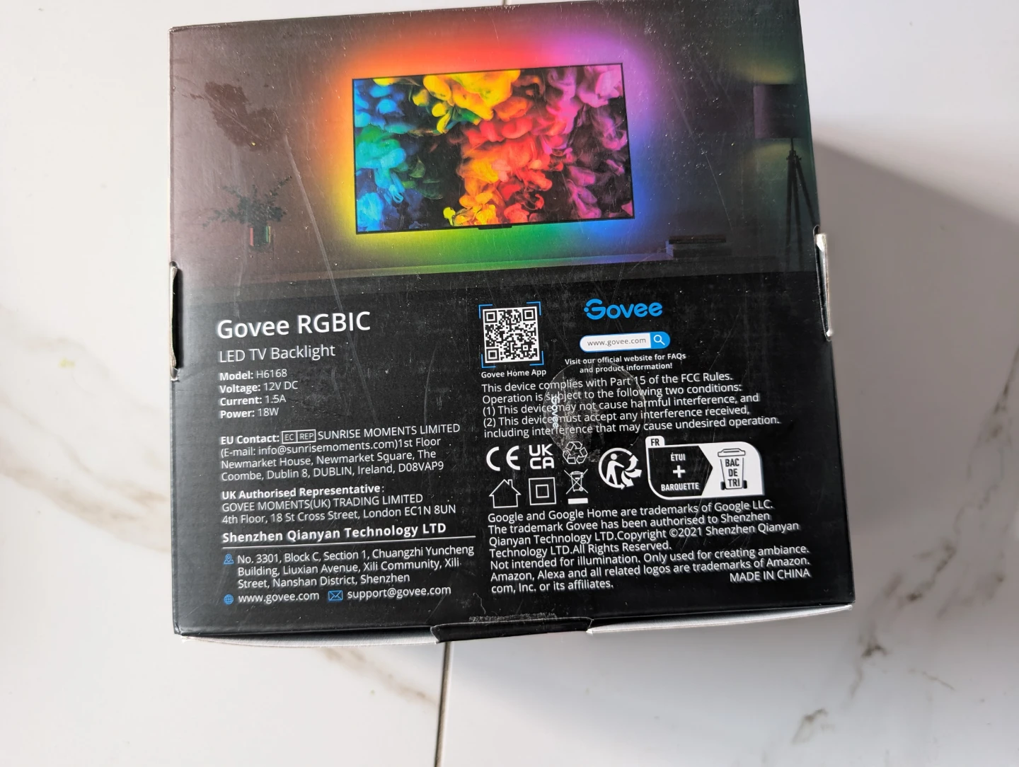 Govee RGBIC LED TV Backlight - New in Box! - photo 4
