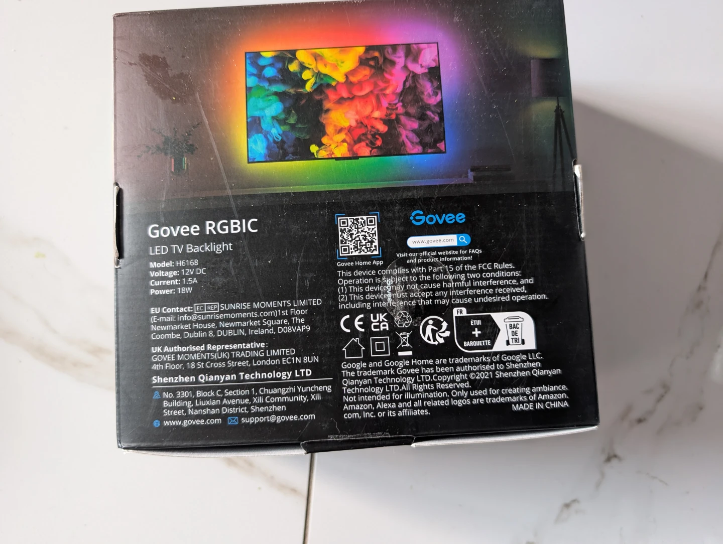 Govee RGBIC LED TV Backlight - New in Box! - photo 5