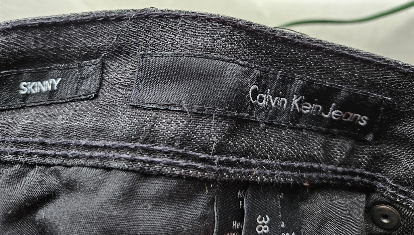 🧡 Calvin Klein Jeans, Size 38, Skinny, used - photo 2