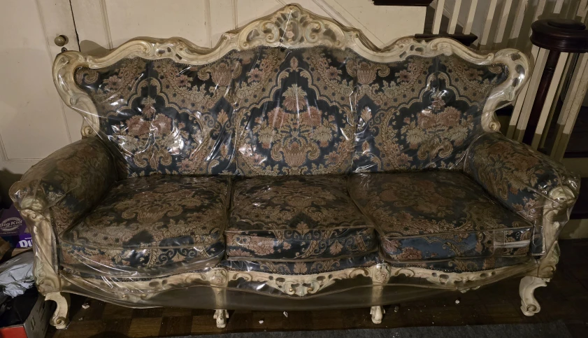 Vintage Floral Sofa