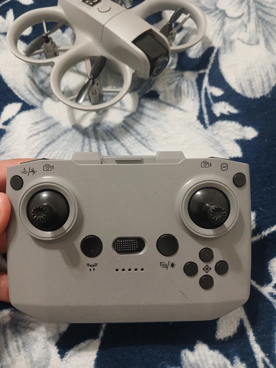 Grey Mini Drone with Remote - photo 3