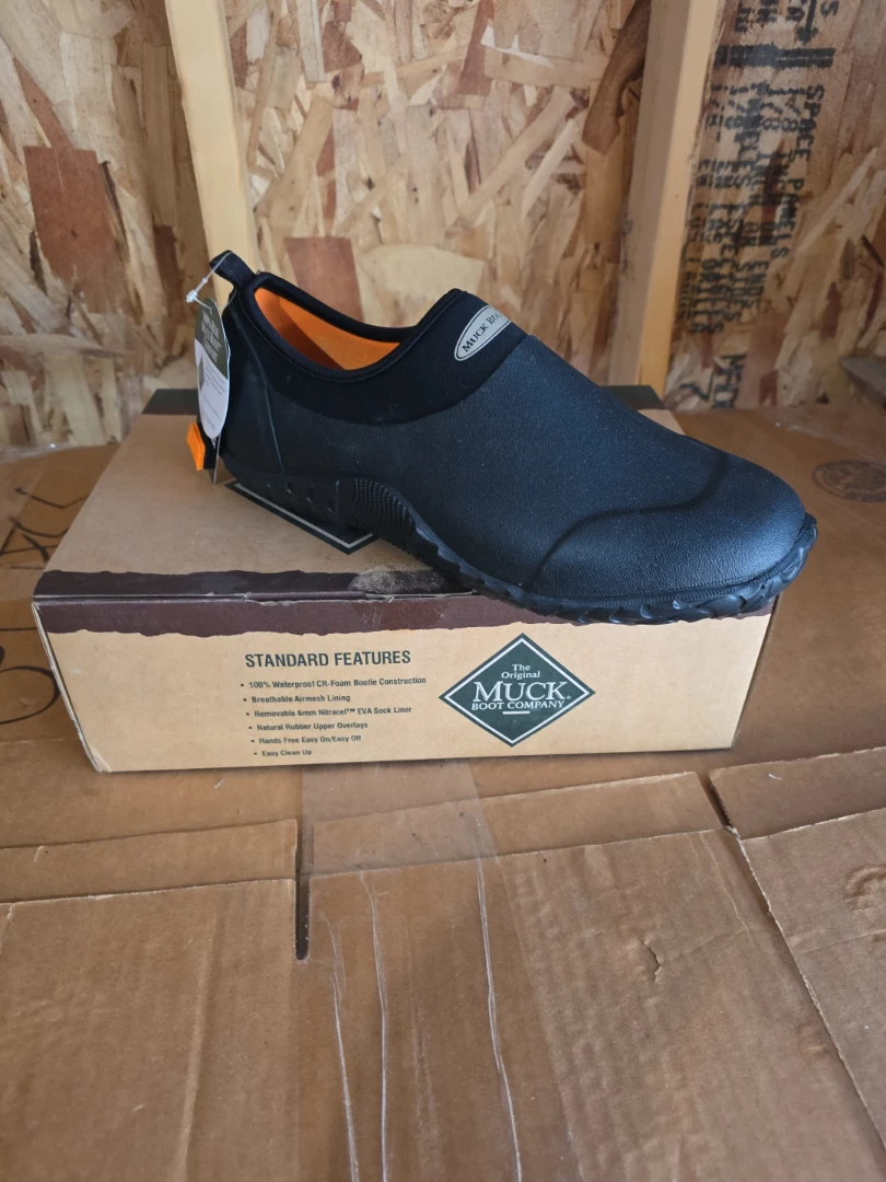 Muck Boot Edgewater Camp Shoe US Men's 12 Black