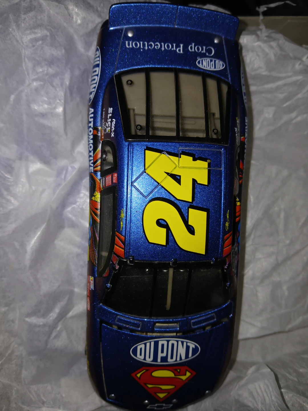 Jeff Gordon #24 Superman Racing Diecast Car - photo 4