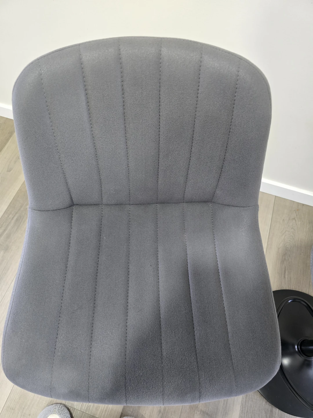 Set of 2 Grey Adjustable Bar Stools - photo 3