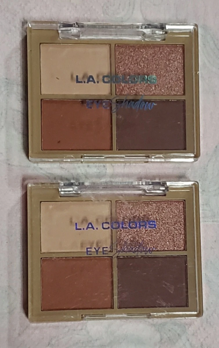 L.A. Colors 4-Color Eyeshadow Palette, 2 pack