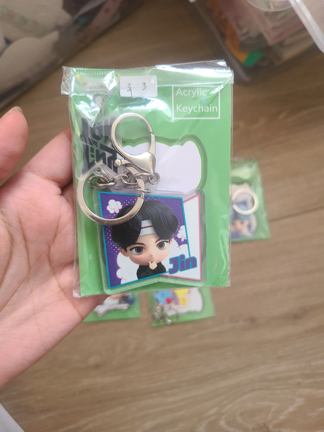 🏆 BTS Acrylic Keychain - Character Charm - photo 4
