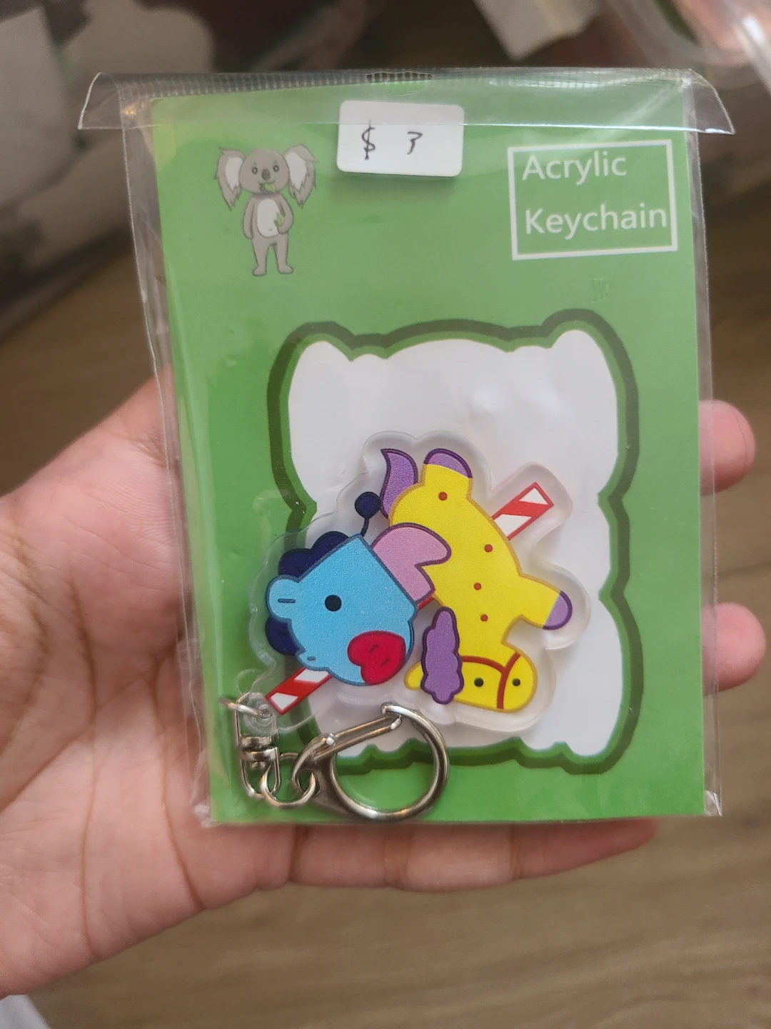 🏆 BTS Acrylic Keychain - Character Charm - photo 5