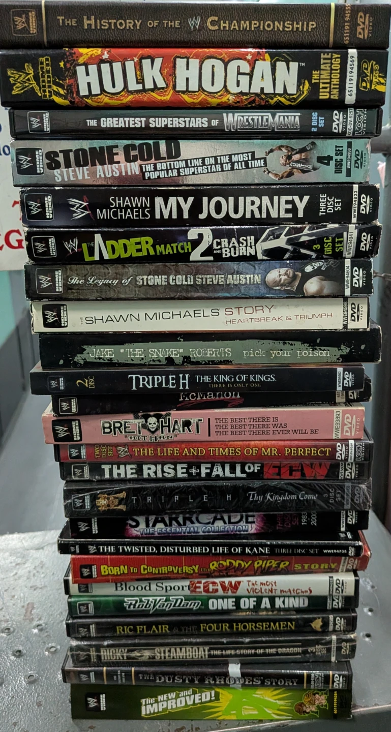 24 WWE Wrestling DVD Collection
