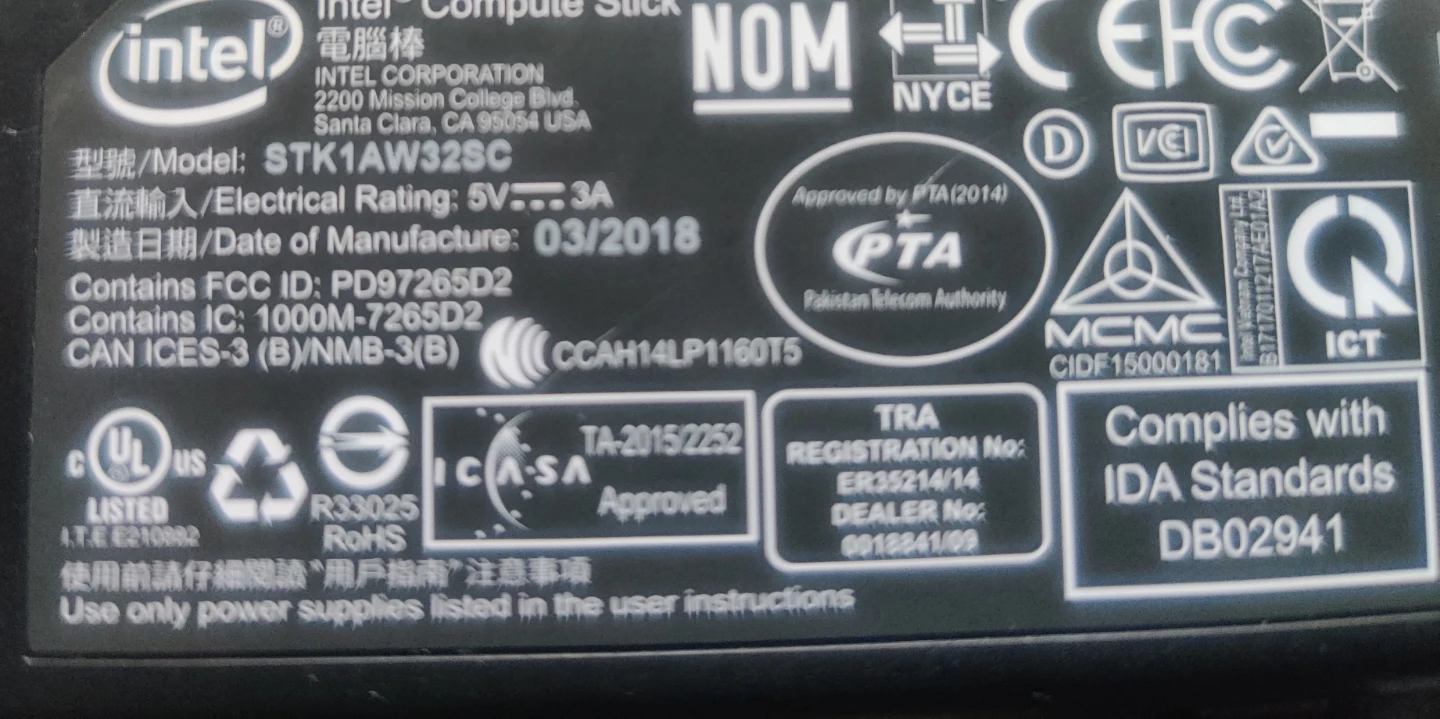 Intel Compute Stick STK1AW32SC - photo 3