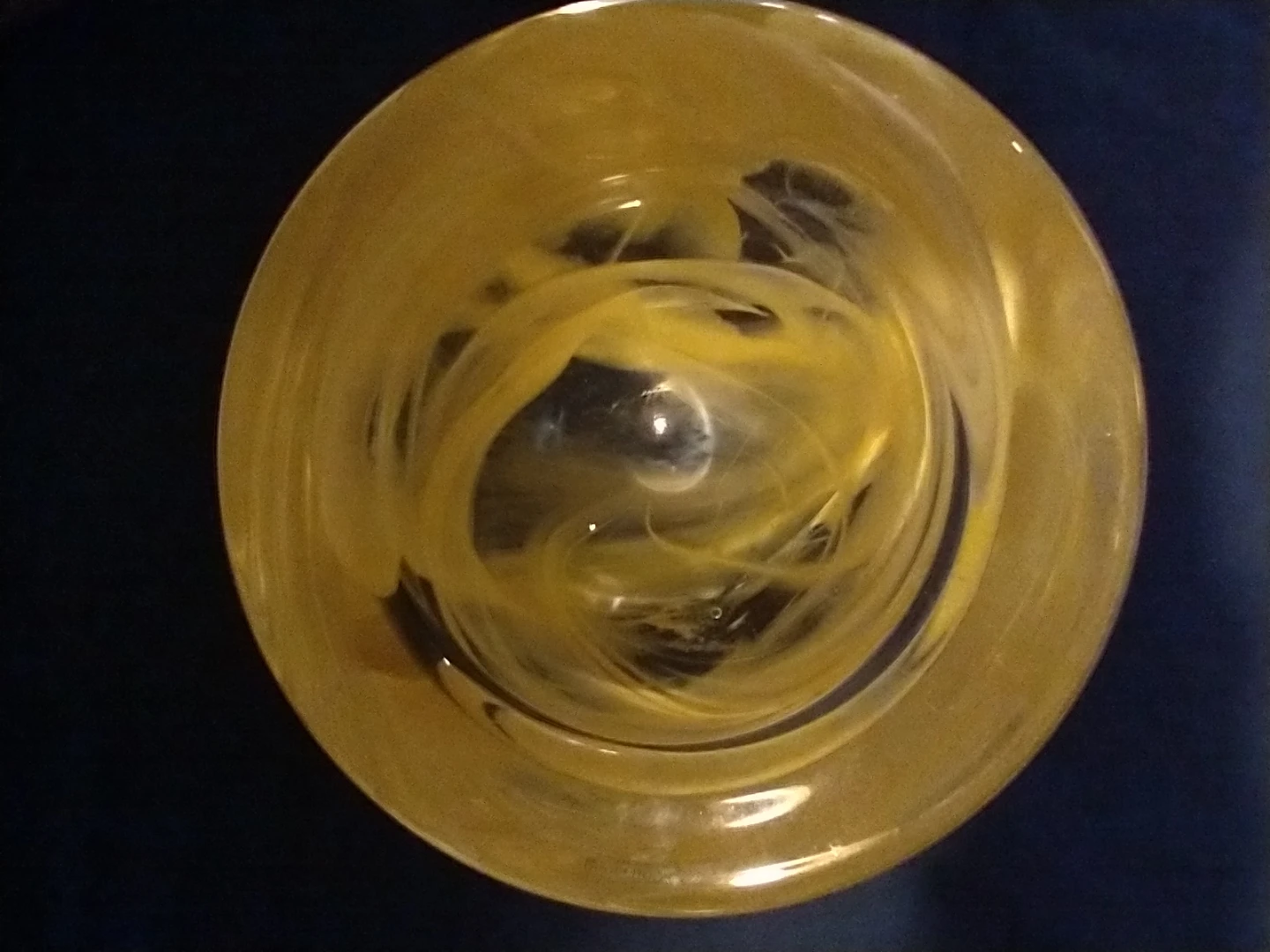 Kosta Boda Yellow Art Glass Bowl - photo 2