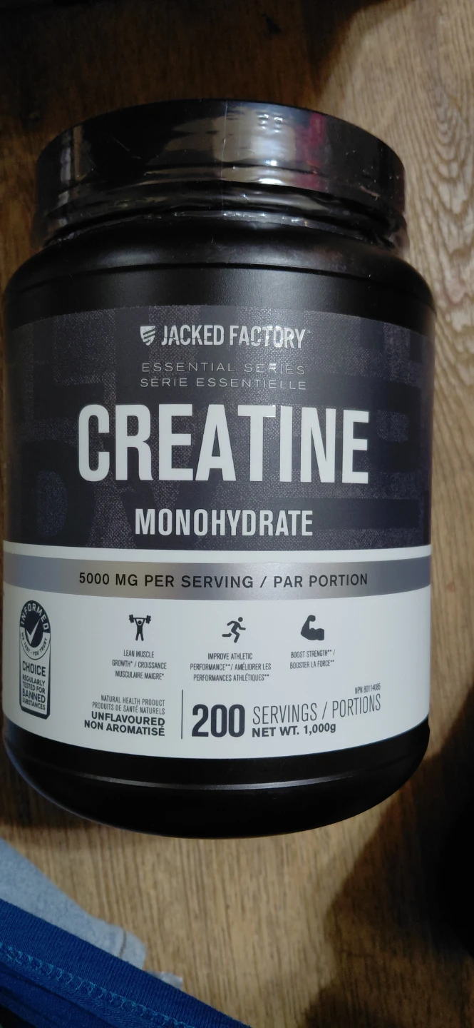Jacked Factory Creatine Monohydrate - 200 Servings