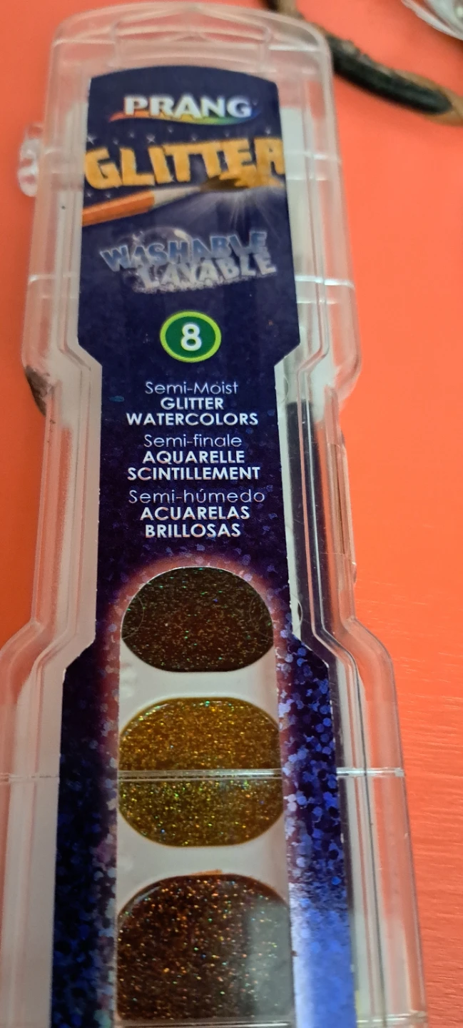 PRANG GLITTER WATERCOLOR