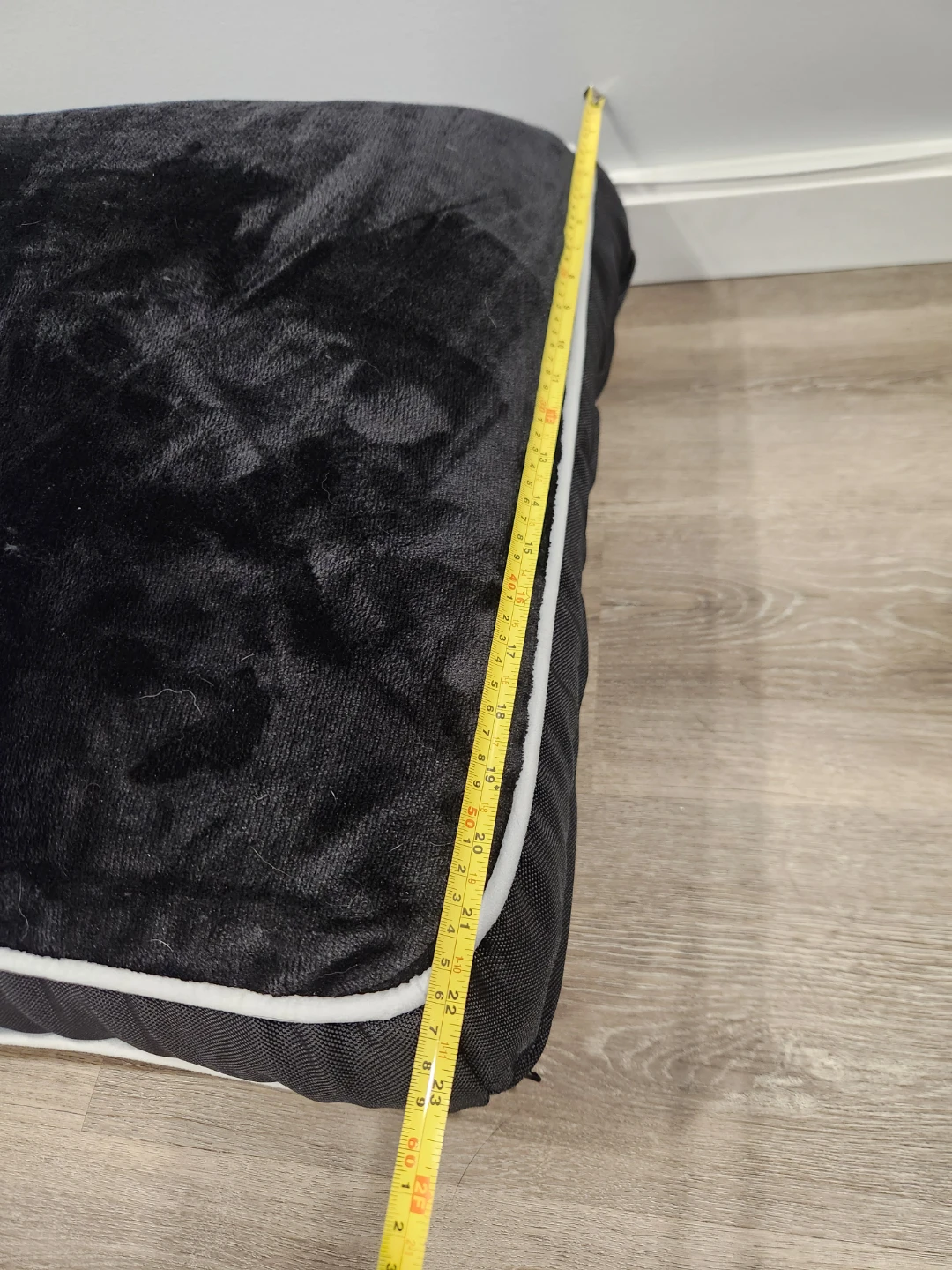 Liorce Black Plush Dog Bed (35x23) and other supplies - photo 3