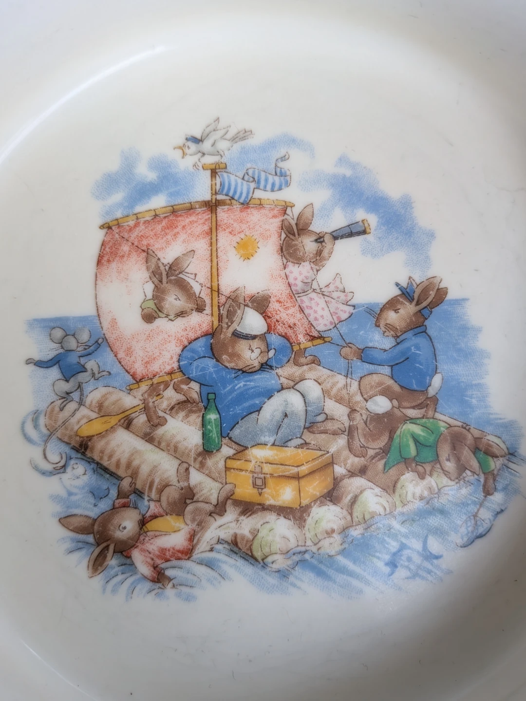 Royal Doulton Bunnykins English Fine Bone China Plate - photo 5